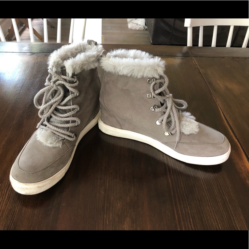 Steve Madden Faux Suede Boots